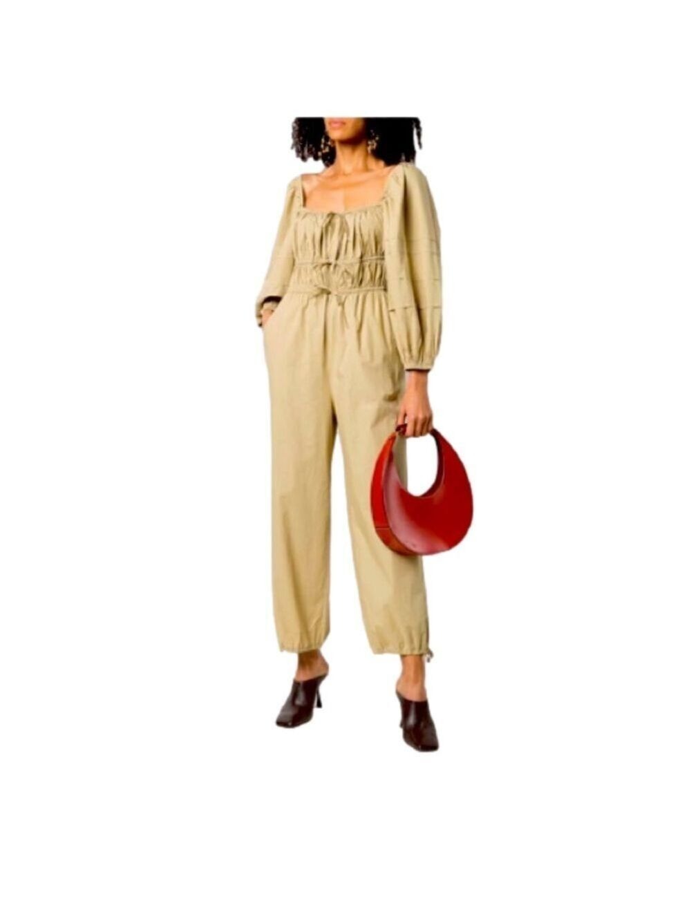 Ulla Johnson Amalie Boho Cotton Jumpsuit Romper NWT - Picture 2 of 12